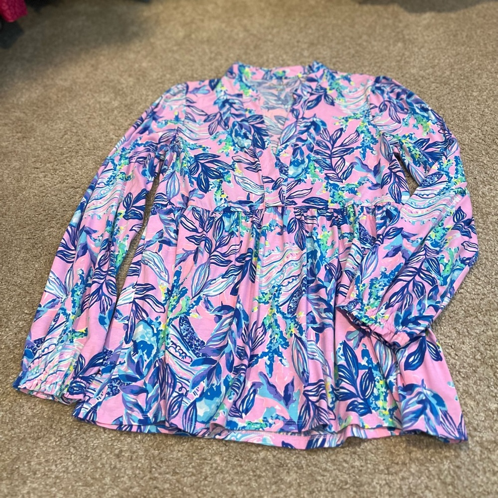 Lilly Pulitzer Blouse- EUC - Picture 1 of 8